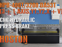Bonne performance du frein à pression hydraulique HPB-400T/3200 avec contrôleur DA53T