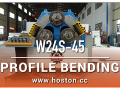 W24S Full Hydraulics Profil d'aluminium Machine de pliage de profil de pliage